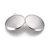 Tarnish Resistant 304 Stainless Steel Locket Pendants STAS-L219-06P-4