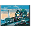 House DIY Scenery Diamond Painting Kit PW-WGB7143-01-4