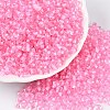 6/0 Inside Colours Transparent Glass Seed Beads X1-SEED-T007-07G-3