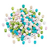 Opaque Glass Round Seed Beads GLAA-TAC0025-07B-03-1