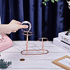 Alloy Crystal Ball Holders ODIS-WH0106-18RG-3