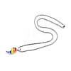 Rainbow Pride Necklace STAS-M292-03P-2