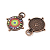 Tibetan Style Alloy Pendants AL-CBA606A-01-2