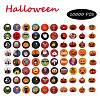 20 Rolls 20 Style Halloween Theme Self Adhesive Paper Stickers DIY-SZ0003-31-7