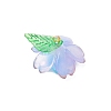 4Pcs Transparent Acrylic Pendants PALLOY-TA00287-5
