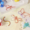 DIY Butterfly Pendant Keychain Making Kits DIY-TA0004-50-5