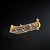 Crystal Rhinestone Music Note Brooch Pin MUSI-PW0002-015-2