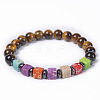 Narutal Tiger Eye Beads Stretch Bracelets for Women QF7459-1-1