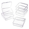 Square Plastic Bead Storage Containers CON-FS0001-07B-4