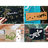Self-Adhesive Silk Screen Printing Stencil X1-DIY-WH0338-094-4
