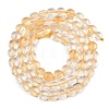 Natural Lemon Quartz(Heated) Beads Strands GG-NH0007-E01-01-3