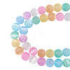 1 Strand Natural Selenite Beads Strands G-TA0002-88B-3