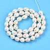 Natural Cultured Freshwater Pearl Beads Strands PEAR-N012-07V-01-3