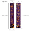 Halloween Hanging Polyester Sign for Home Office Front Door Porch Welcome Decorations HJEW-WH0011-20D-2