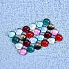 160Pcs 8 Colors Transparent Glass Cabochons GLAA-SZ0001-44-3