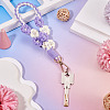Hand-woven Flower Pendant Decorations KEYC-TAC0009-02KCG-03-5