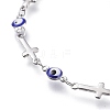 304 Stainless Steel Link Bracelets BJEW-M203-03P-2