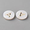 Natural Freshwater Shell Pendants LS-SHEL-Q311-008A-3