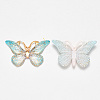 Transparent Acrylic Pendants LS-TACR-R140-08G-2