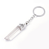 Natural Crystal Quartz Keychain KEYC-S252-15-2