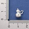 925 Sterling Silver Solid Gourd Charms STER-D300-07S-3