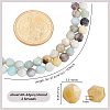 2 Strands Natural Flower Amazonite Beads Strands G-PH0003-37-2