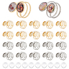 DIY Blank Dome 201 Stainless Steel Finger Rings Making Kits DIY-PH0028-69-1