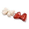 Spray Painted Opaque Acrylic Beads OACR-P030-03A-M-2