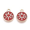 Alloy Enamel Pendants ENAM-Q002-02G-05-1