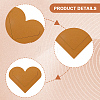 10Pcs PU Leather Heart Corner Protectors AJEW-CL0001-17A-5