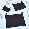 WADORN 3Pcs 3 Style Felt Bags Organizer Insert PURS-WR0006-85A-4