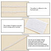 Polyester Braided Lace Trim OCOR-WH0060-45A-4