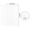 Transparent Plastic Board with Protective Paper for Photo Frame Replacement DIY-OC0003-74C-2