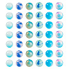 120Pcs 6 Colors Natural Persian Jade Beads G-TA0002-39-3