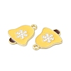 Christmas Alloy Enamel Pendants LS-ENAM-D050-13H-01G-2