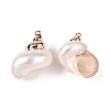 Natural Sea Shell Pendants SSHEL-N038-54-2