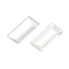 Kissitty Transparent Rectangle Glass Cabochons GGLA-KS0001-02-3