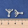 Brass Micro Pave Cubic Zirconia Pendants KK-R219-26S-3