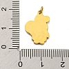 Christmas Theme Ion Plating(IP) 304 Stainless Steel Pendants STAS-O005-01H-G-3