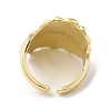 Brass Open Cuff Rings RJEW-Q778-08G-3