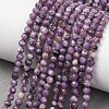 Natural Charoite Beads Strands GG-CBAA8F4-B09-4mm-A-1
