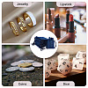 20Pcs Rectangle Polyester Imitation Burlap Packing Pouches Drawstring Bags ABAG-TA0001-95C-7