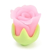 Handmade Polymer Clay Rose Flower Cabochons PY-CBA4D86-02C-1