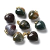 Natural Moss Agate Pendants G-I311-A08-G-2