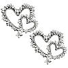 2Pcs Plastic Beads Iron on/Sew on Patches DIY-FG0005-68B-1