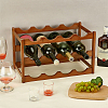 Wood Tabletop Wine Rack ODIS-WH0038-252B-2