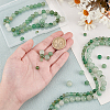 Olycraft 3 Strands 3 Styles Natural Green Aventurine Beads Strands G-OC0005-11-3