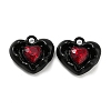 Alloy Glass Charms FIND-G061-09EB-1