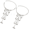 2Pcs Crystal Rhinestone Tennis Ring Bracelet BJEW-CN0001-17C-1