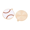 Sport Alloy Enamel Pendants ENAM-C035-01D-2